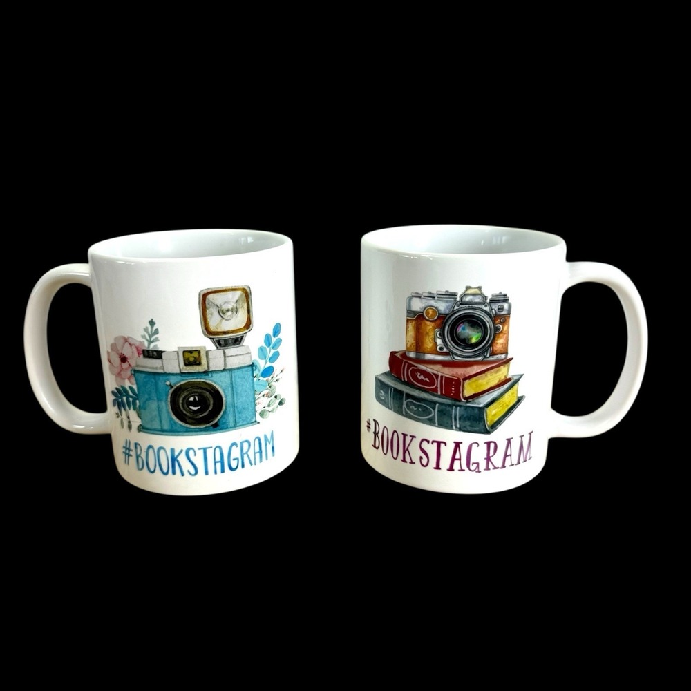#Bookstagram Coffee‎ Mug Cup Set Of 2
